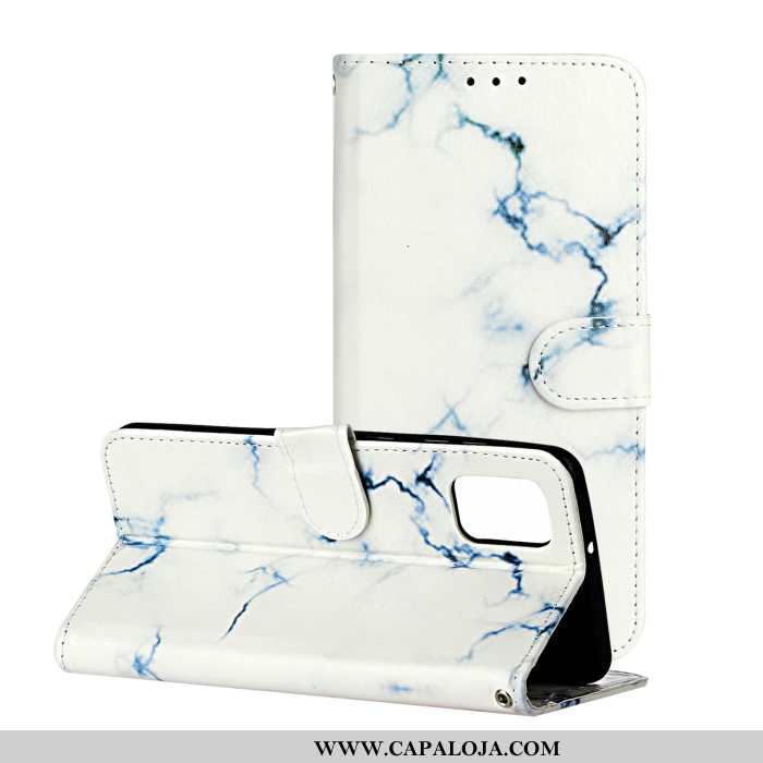 Capa Samsung Galaxy A41 Desenho Animado Protetoras Couro Branco, Capas Samsung Galaxy A41 Fofas Bara