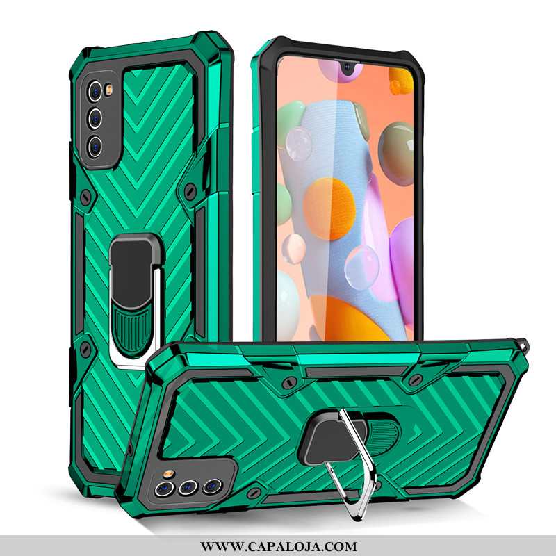 Capa Samsung Galaxy A41 Protetoras Cases Telemóvel Completa Preto, Capas Samsung Galaxy A41 Suporte 