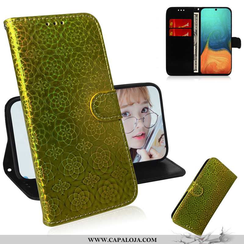 Capa Samsung Galaxy A51 Couro Capas Antiqueda Colorida Dourado, Samsung Galaxy A51 Protetoras Compra