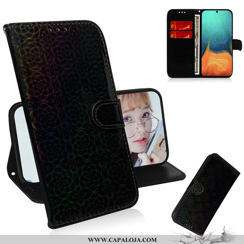 Capa Samsung Galaxy A51 Couro Capas Antiqueda Colorida Dourado, Samsung Galaxy A51 Protetoras Compra