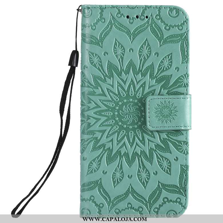 Capa Samsung Galaxy A70s Soft Couro Telemóvel Cover Verde, Capas Samsung Galaxy A70s Protetoras Prom