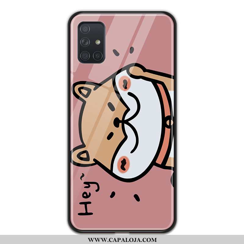 Capa Samsung Galaxy A71 Vidro Coelho Feminino Capas Amarelo, Samsung Galaxy A71 Personalizada Compra