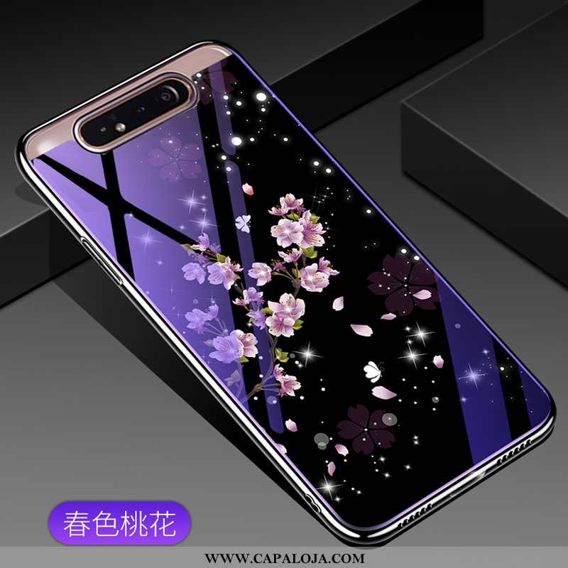 Capa Samsung Galaxy A80 Protetoras Capas Tendencia Roxa Roxo, Samsung Galaxy A80 Vidro Online