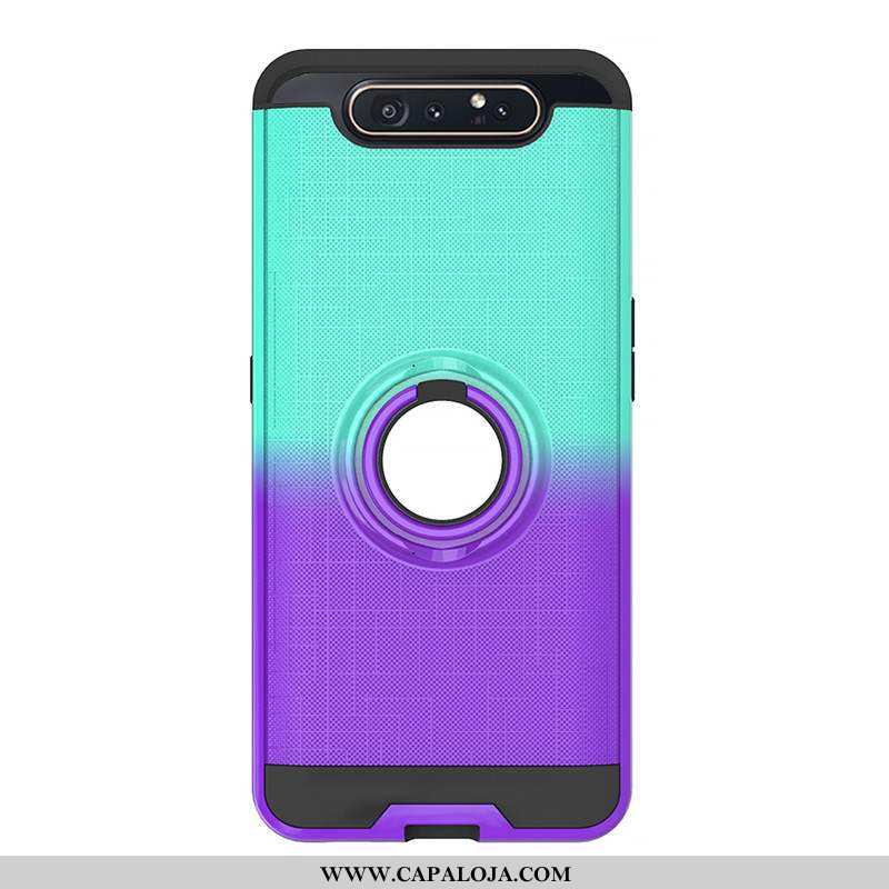 Capa Samsung Galaxy A80 Soft Completa Magnetica Capas Roxo, Samsung Galaxy A80 Protetoras Baratas