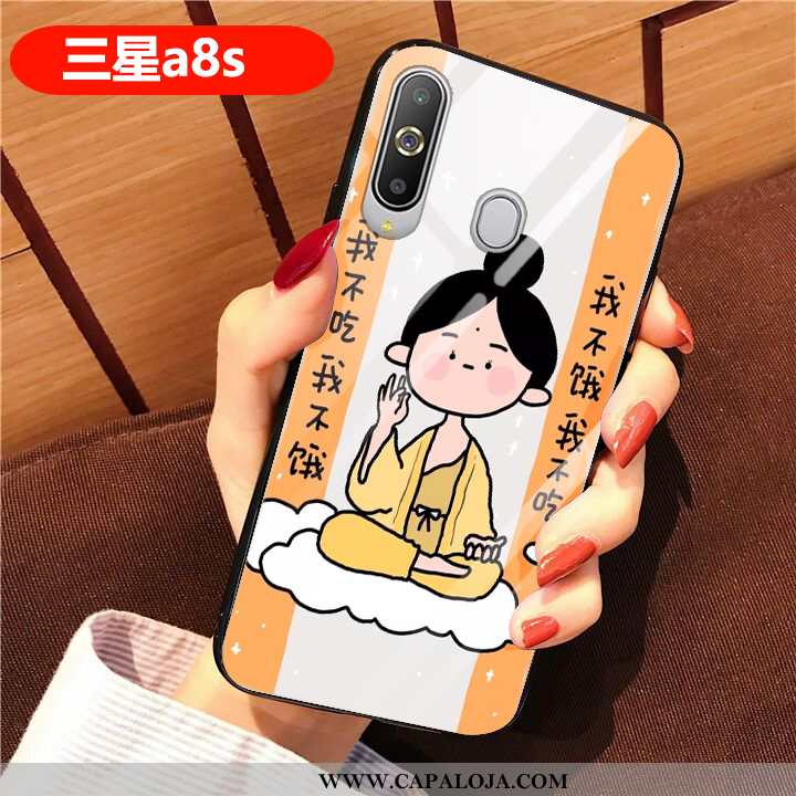 Capa Samsung Galaxy A8s Silicone Capas Criativas Antiqueda Azul, Samsung Galaxy A8s Personalizada Co