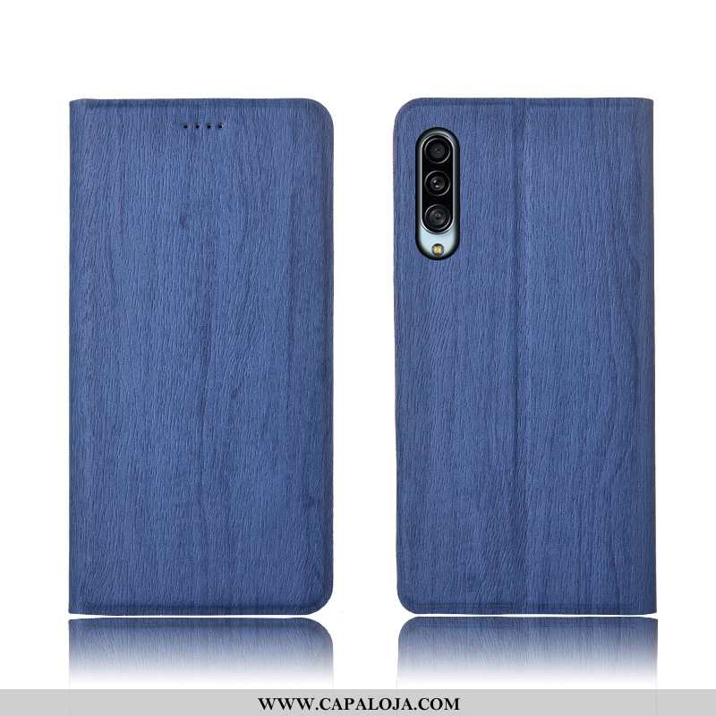 Capa Samsung Galaxy A90 5g Protetoras Novas Feminino Couro Azul, Capas Samsung Galaxy A90 5g Silicon