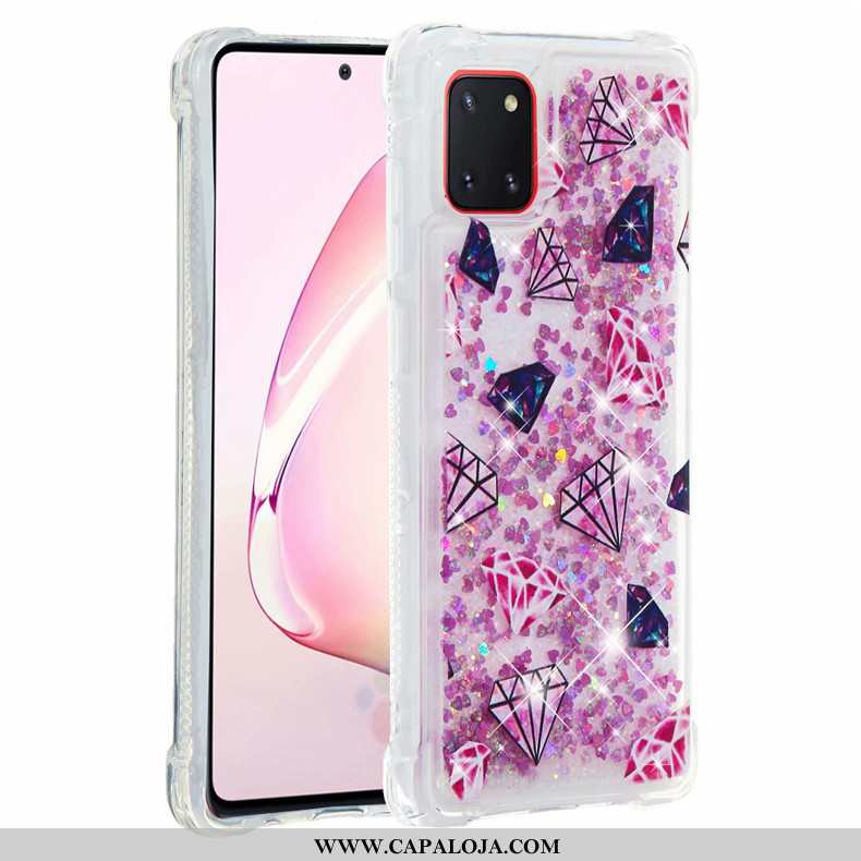Capa Samsung Galaxy Note 10 Lite Soft Cases Vermelha Capas Rosa, Samsung Galaxy Note 10 Lite Cola Ba