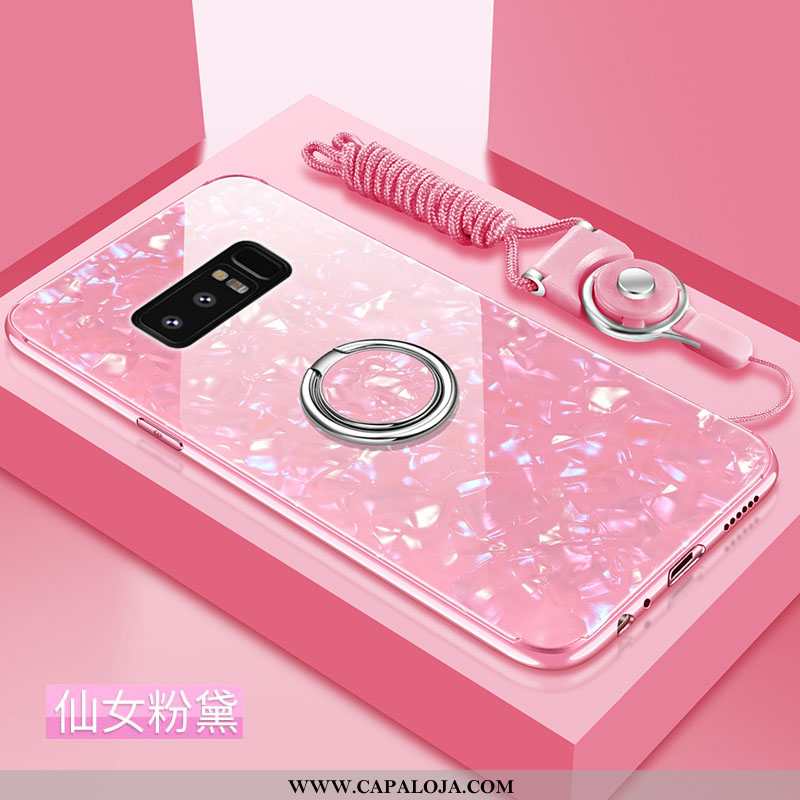 Capa Samsung Galaxy Note 8 Vidro Feminino Branco Completa, Capas Samsung Galaxy Note 8 Personalizada
