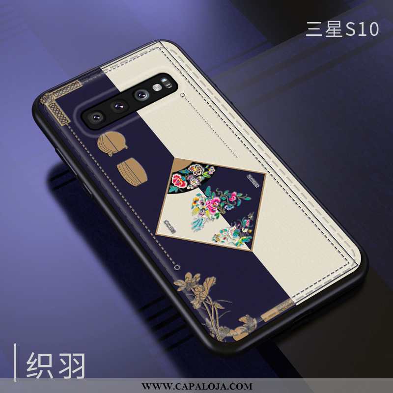 Capa Samsung Galaxy S10 Protetoras Capas Tendencia Telemóvel Azul, Samsung Galaxy S10 Silicone Venda