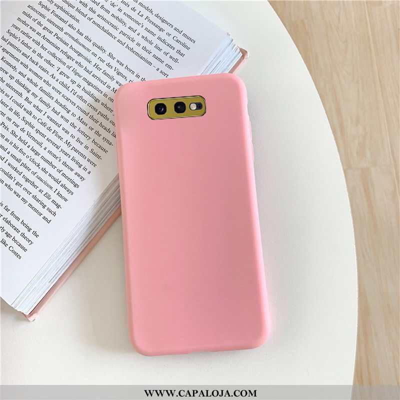 Capa Samsung Galaxy S10e Estiloso Minimalista Telemóvel Cases Rosa, Capas Samsung Galaxy S10e Fosco 