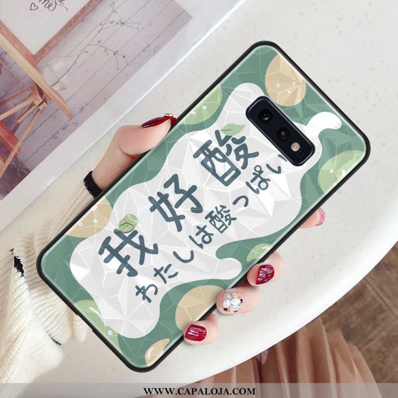 Capa Samsung Galaxy S10e Protetoras Capas Casal Telemóvel Branco, Samsung Galaxy S10e Antiqueda Bara