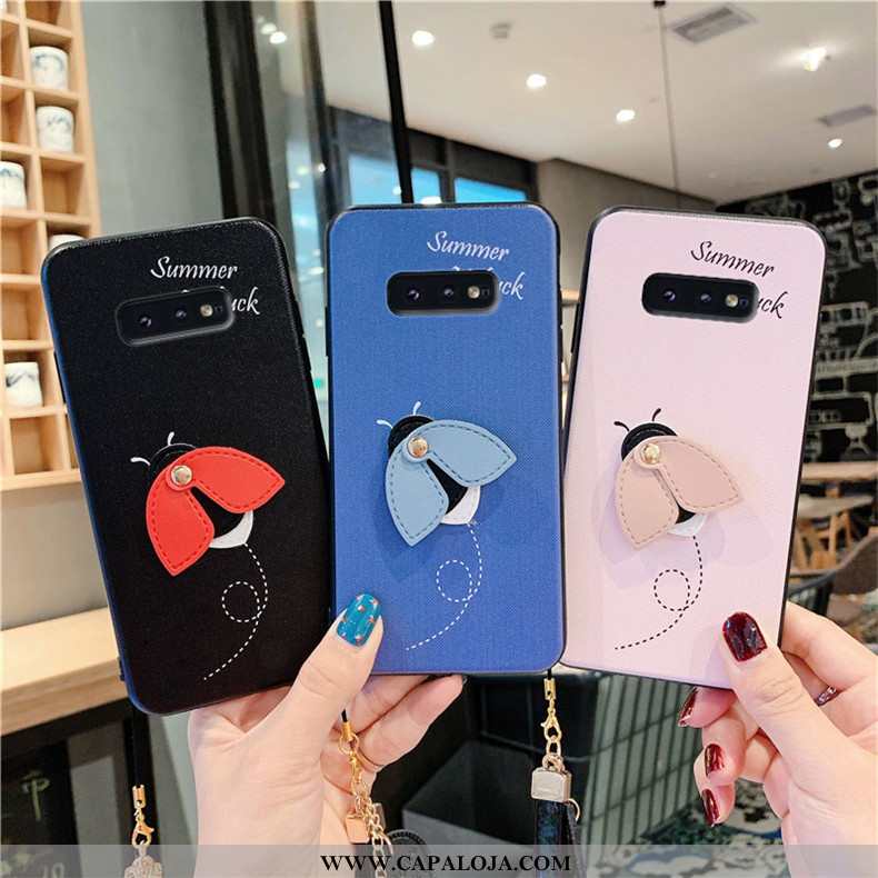 Capa Samsung Galaxy S10e Soft Antiqueda Telemóvel Cases Azul, Capas Samsung Galaxy S10e Silicone Bar
