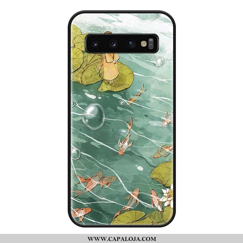 Capa Samsung Galaxy S10e Soft Completa Feminino Verde, Capas Samsung Galaxy S10e Silicone Promoção