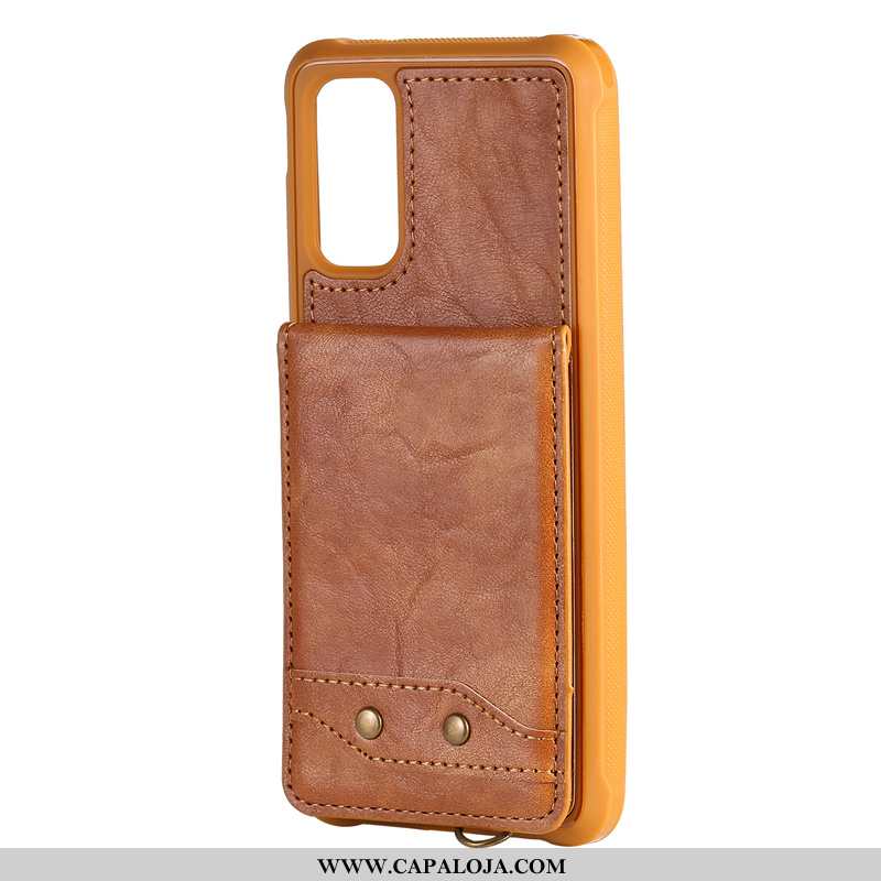 Capa Samsung Galaxy S20 Couro Criativas Capas Cases Cinza, Samsung Galaxy S20 Cordao Comprar