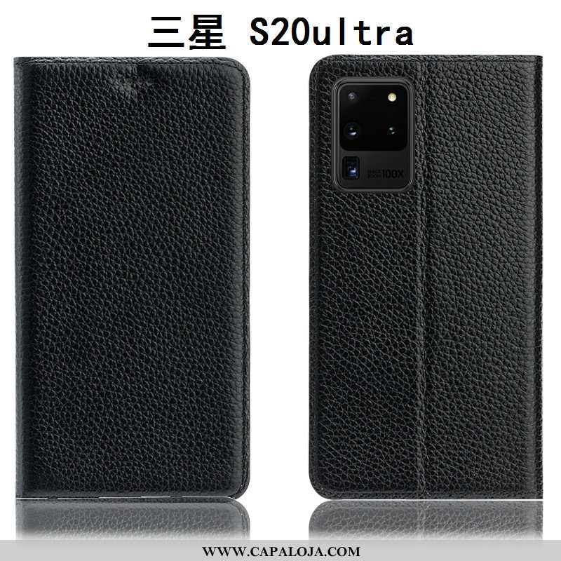Capa Samsung Galaxy S20 Ultra Protetoras Telemóvel Azul Cover, Capas Samsung Galaxy S20 Ultra Couro 