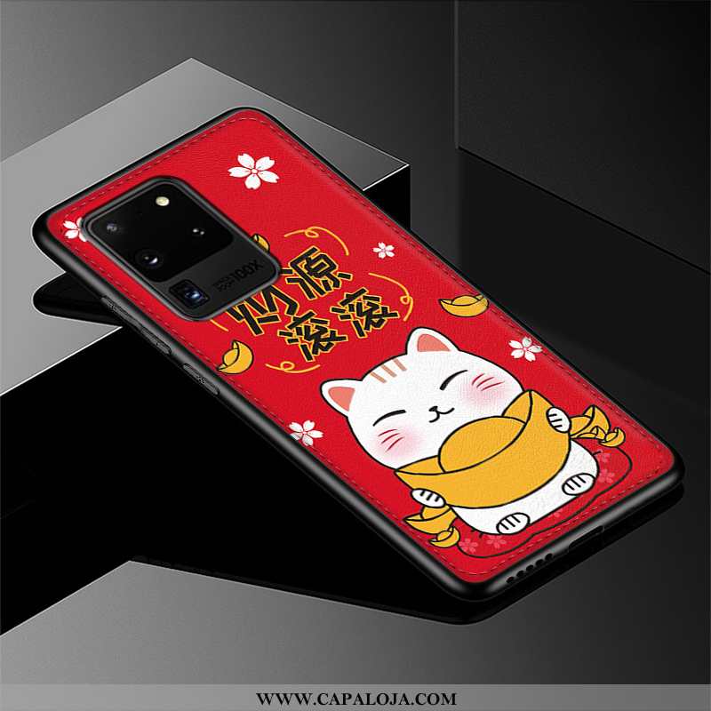 Capa Samsung Galaxy S20 Ultra Tendencia Cases Personalizado Capas Vermelho, Samsung Galaxy S20 Ultra