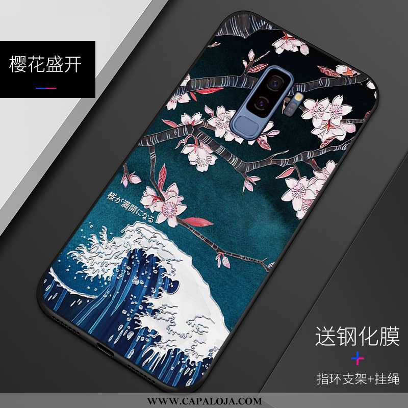 Capa Samsung Galaxy S9+ Protetoras Completa Capas Telemóvel Azul, Samsung Galaxy S9+ Silicone Online