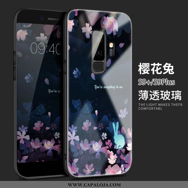 Capa Samsung Galaxy S9+ Slim Vidro Capas Casal Azul Escuro, Samsung Galaxy S9+ Tendencia Promoção