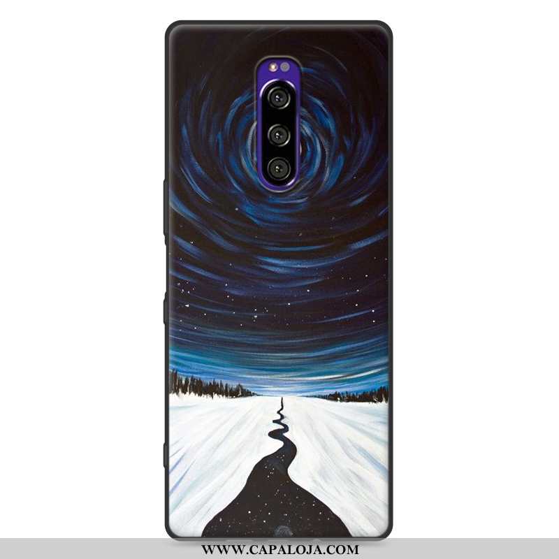 Capa Sony Xperia 1 Soft Personalizado Fosco Silicone Cinza, Capas Sony Xperia 1 Protetoras Promoção