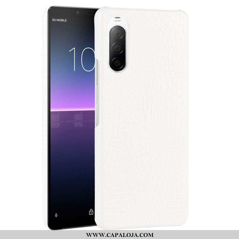 Capa Sony Xperia 10 Ii Protetoras Masculino Telemóvel Preto, Capas Sony Xperia 10 Ii Couro Comprar