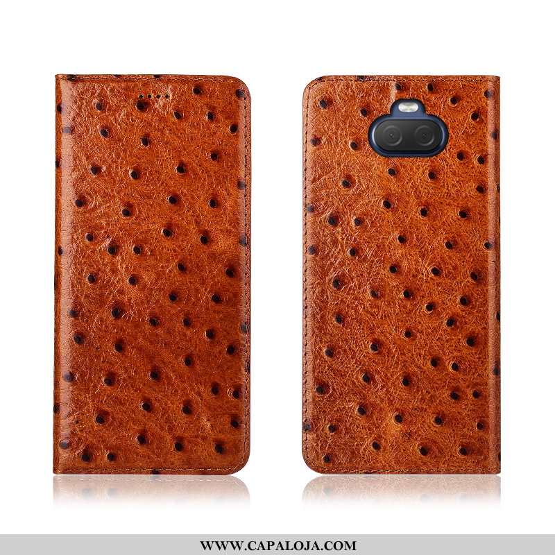 Capa Sony Xperia 10 Plus Protetoras Couro Soft Cover Preto, Capas Sony Xperia 10 Plus Silicone Promo