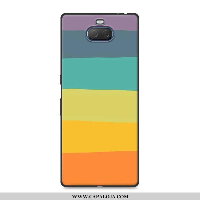 Capa Sony Xperia 10 Plus Soft Feminino Tendencia Cases Amarelo, Capas Sony Xperia 10 Plus Protetoras
