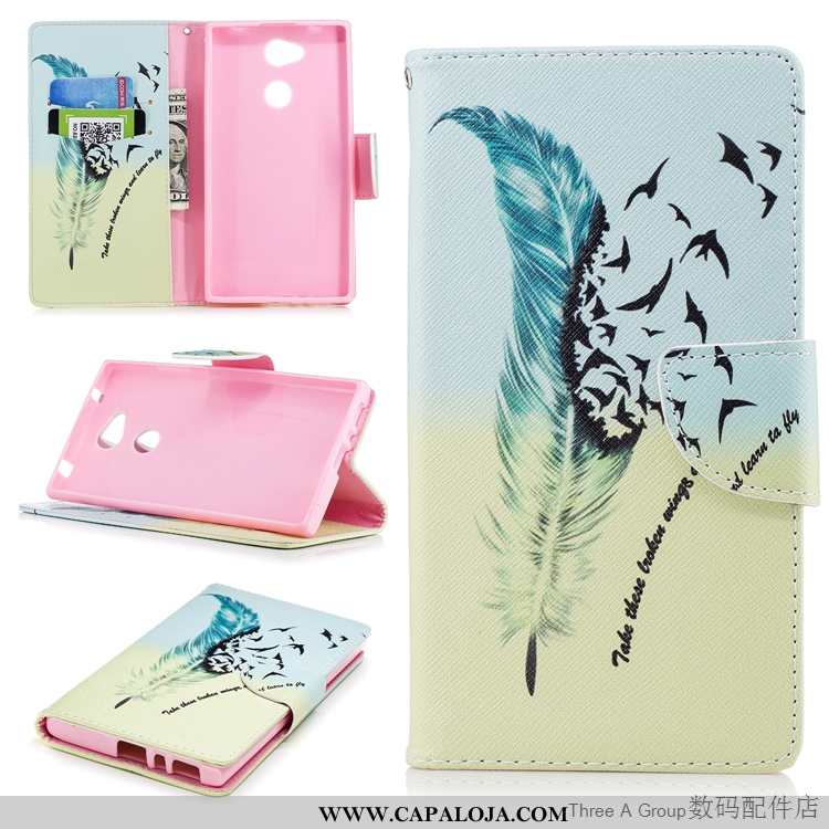 Capa Sony Xperia L2 Couro Protetoras Branco Telemóvel, Capas Sony Xperia L2 Soft Online