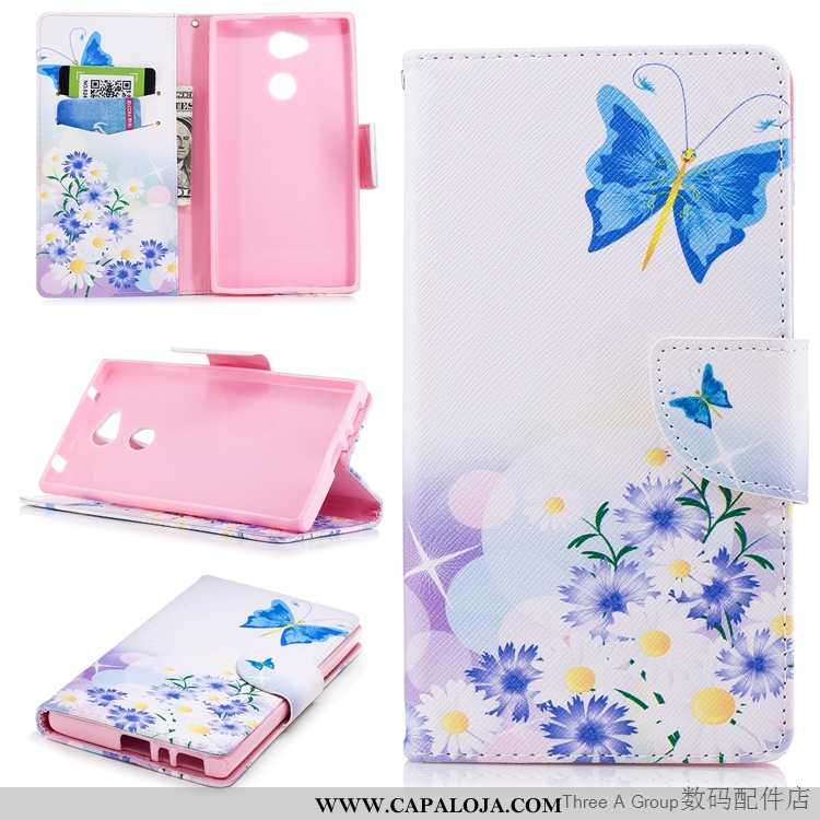 Capa Sony Xperia L2 Couro Protetoras Branco Telemóvel, Capas Sony Xperia L2 Soft Online