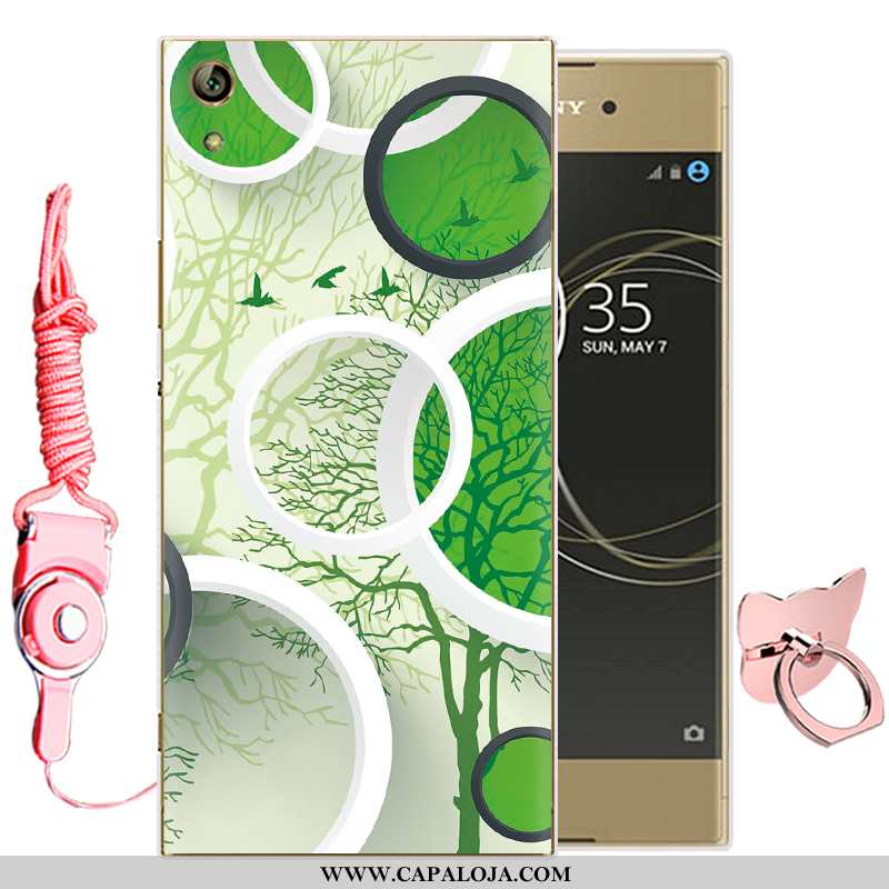 Capa Sony Xperia Xa1 Ultra Soft Cases Desenho Animado Verde, Capas Sony Xperia Xa1 Ultra Silicone Co
