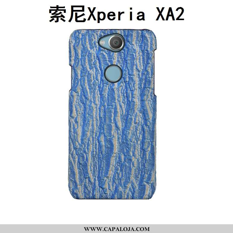 Capa Sony Xperia Xa2 Criativas Cases Personalizado Capas Azul, Sony Xperia Xa2 Couro Genuíno Promoçã