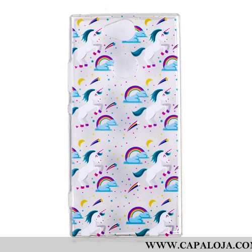 Capa Sony Xperia Xa2 Desenho Animado Transparente Verde Cases, Capas Sony Xperia Xa2 Fofas Baratos