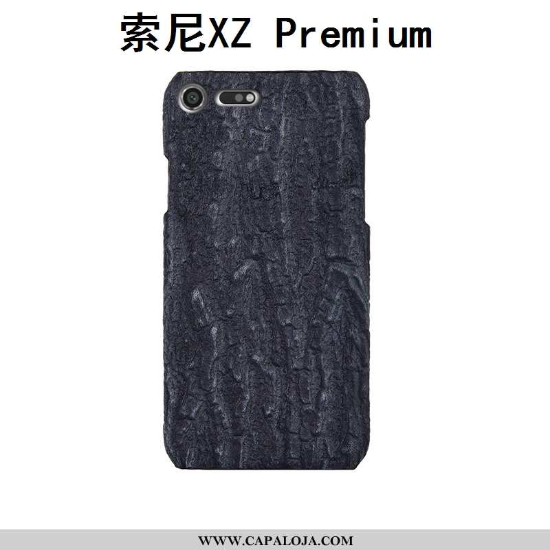 Capa Sony Xperia Xz Premium Couro Cinza Masculino Cases, Capas Sony Xperia Xz Premium Protetoras Com