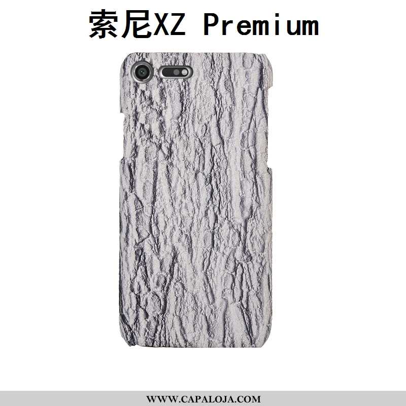 Capa Sony Xperia Xz Premium Couro Cinza Masculino Cases, Capas Sony Xperia Xz Premium Protetoras Com