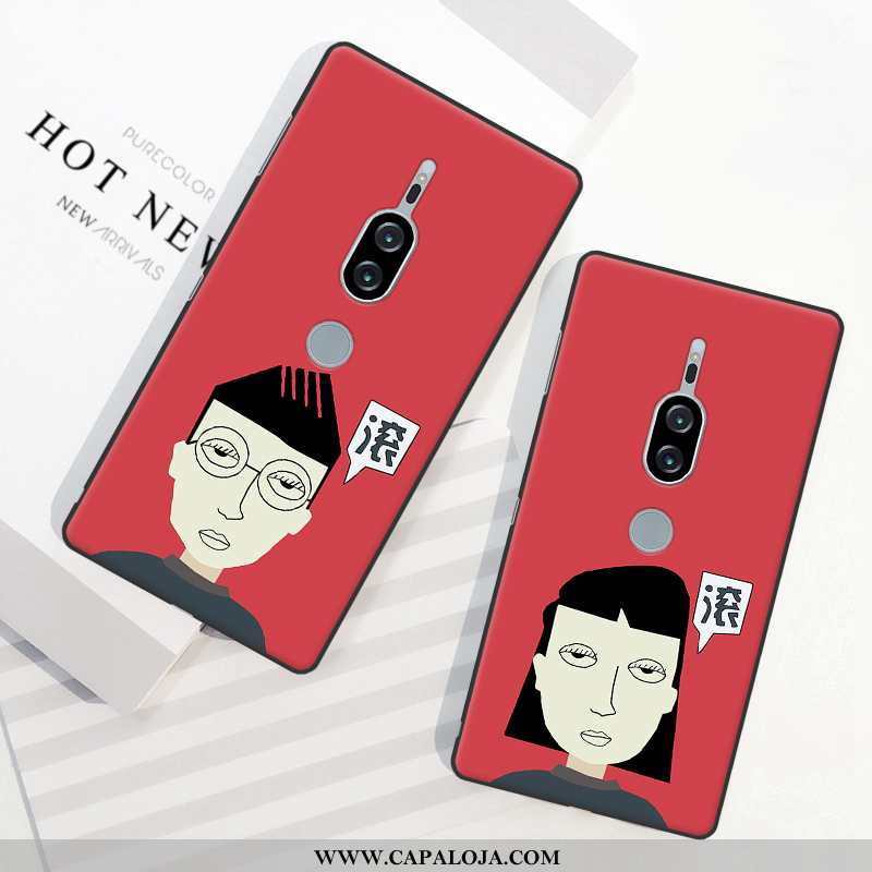 Capa Sony Xperia Xz2 Premium Vintage Criativas Telemóvel Vermelha Vermelho, Capas Sony Xperia Xz2 Pr