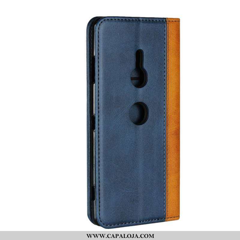 Capa Sony Xperia Xz3 Couro Costura Antiqueda Retro Preto, Capas Sony Xperia Xz3 Protetoras Baratos