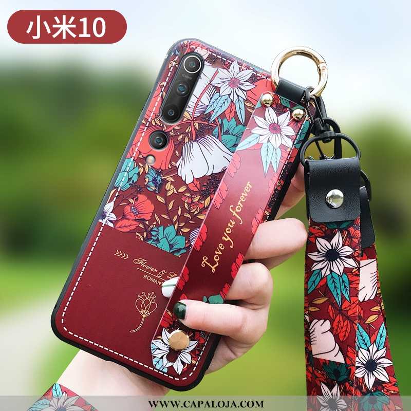 Capa Xiaomi Mi 10 Super Slim Capas Wrisband Vermelho, Xiaomi Mi 10 Protetoras Venda