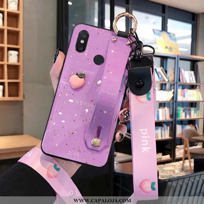 Capa Xiaomi Mi 8 Bonitos Capas Rosa Completa, Xiaomi Mi 8 Tendencia Barato