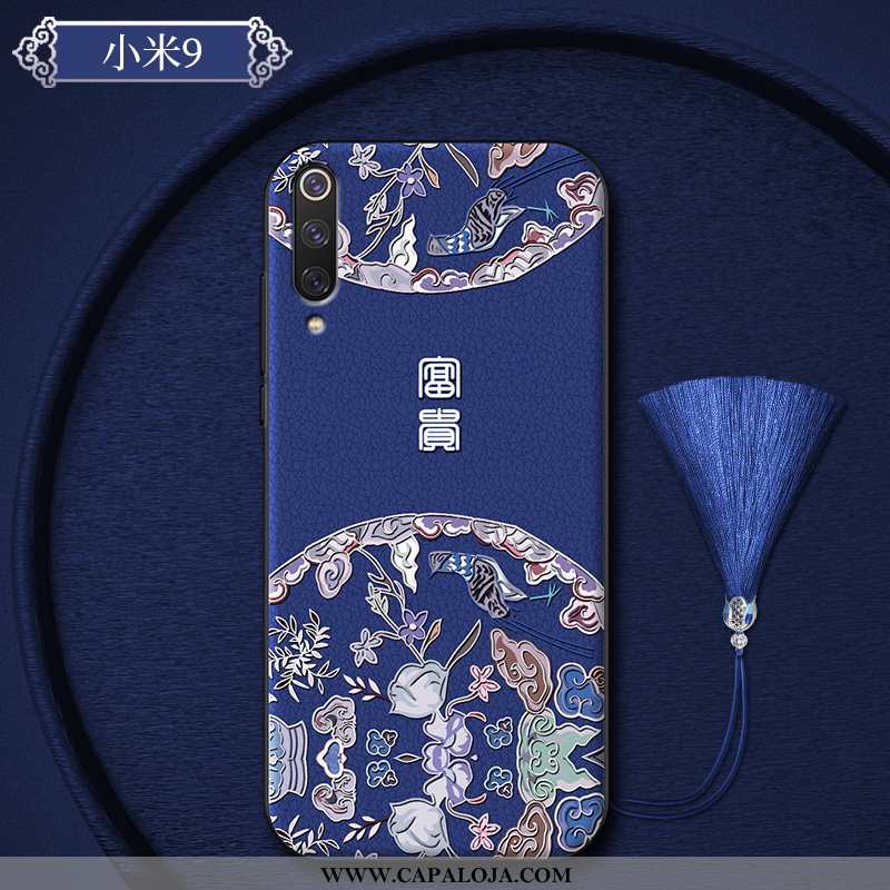 Capa Xiaomi Mi 9 Tendencia Cases Protetoras Telemóvel Cinza, Capas Xiaomi Mi 9 Super Baratos