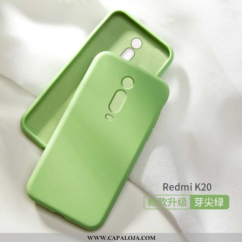 Capa Xiaomi Mi 9t Silicone Completa Antiqueda Super Verde, Capas Xiaomi Mi 9t Fosco Promoção