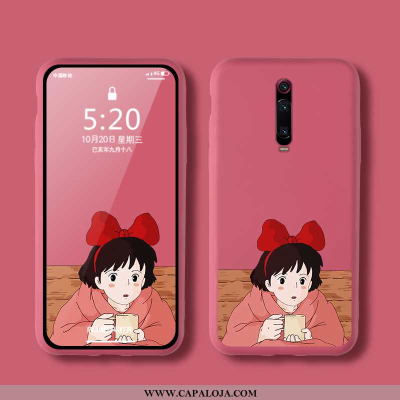 Capa Xiaomi Mi 9t Soft Vermelha Minimalista Azul, Capas Xiaomi Mi 9t Super Baratas