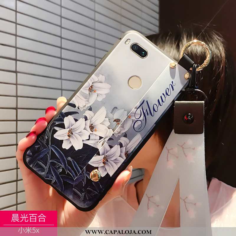 Capa Xiaomi Mi A1 Personalizado Simples Silicone Casal Preto, Capas Xiaomi Mi A1 Soft Online