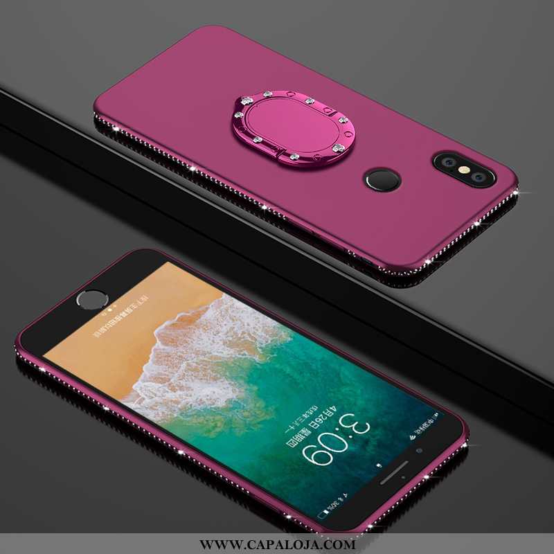 Capa Xiaomi Mi A2 Fosco Protetoras Criativas Tendencia Vermelho, Capas Xiaomi Mi A2 Personalizado Ba