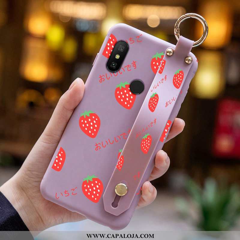 Capa Xiaomi Mi A2 Lite Personalizada Floridas Fofas Tendencia Azul, Capas Xiaomi Mi A2 Lite Criativa