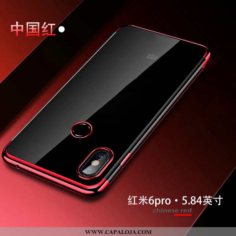 Capa Xiaomi Mi A2 Lite Silicone Telinha Vermelha Capas Azul, Xiaomi Mi A2 Lite Transparente Comprar