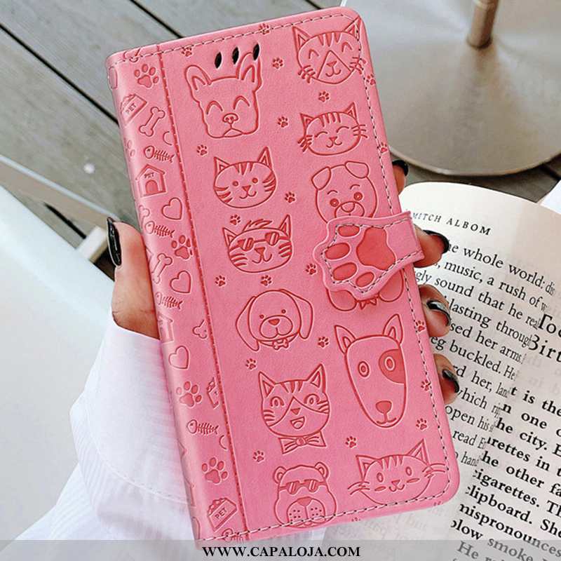 Capa Xiaomi Mi A3 Couro Telemóvel Capas Cover Rosa, Xiaomi Mi A3 Protetoras Barato