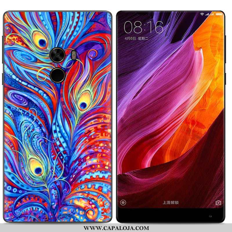 Capa Xiaomi Mi Mix 2 Criativas Pintado Capas Telemóvel Amarelo, Xiaomi Mi Mix 2 Tendencia Baratos