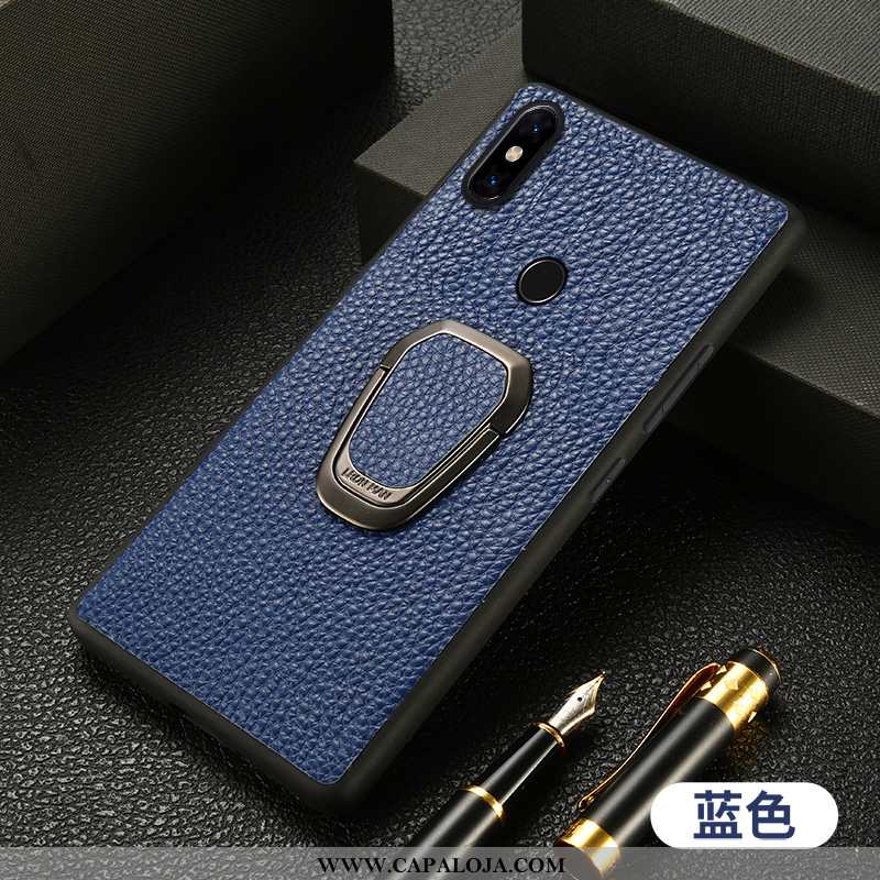 Capa Xiaomi Mi Mix 2s Couro Capas Suporte Feminino Castanho, Xiaomi Mi Mix 2s Protetoras Baratas