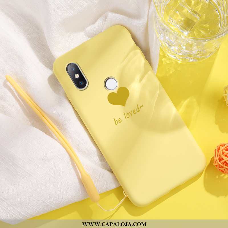 Capa Xiaomi Mi Mix 2s Personalizada Coração Completa Protetoras Amarelo, Capas Xiaomi Mi Mix 2s Cria