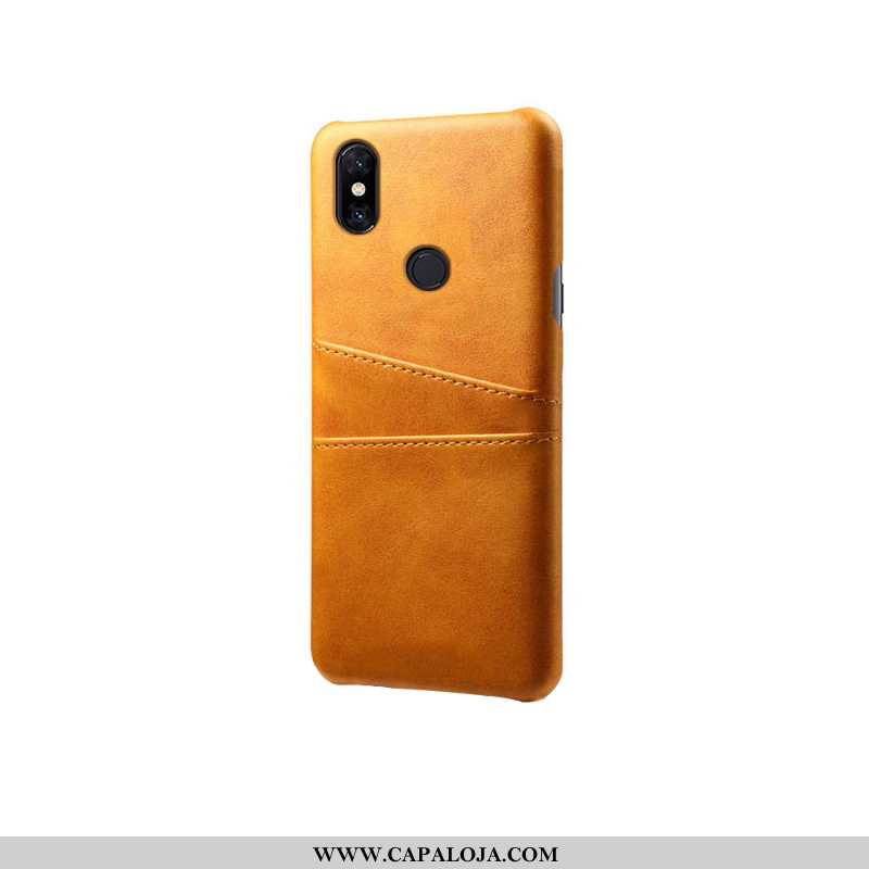 Capa Xiaomi Mi Mix 2s Protetoras Antiqueda Pequena Amarela Amarelo, Capas Xiaomi Mi Mix 2s Couro Bar