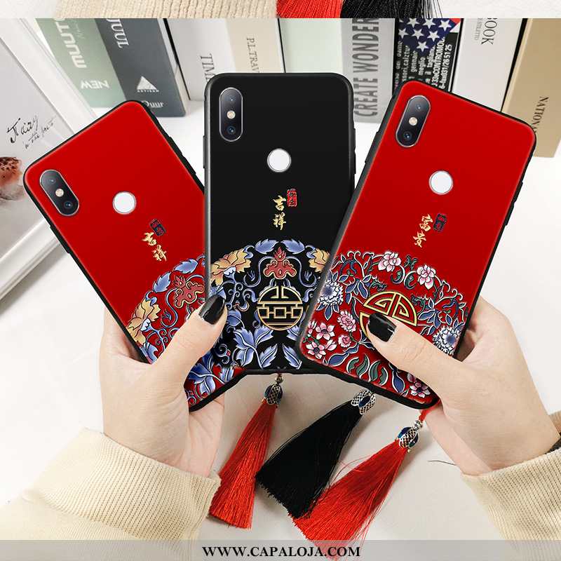 Capa Xiaomi Mi Mix 2s Soft Telinha Feminino Vermelha Vermelho, Capas Xiaomi Mi Mix 2s Protetoras Onl